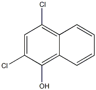 2,4-DICHLORO-1-HYDROXYNAPHTHALENE 结构式