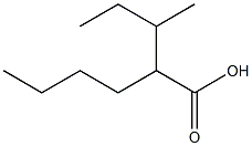 PENTANOICACID,2-BUTYL-3-METHYL- 结构式