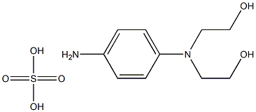 2,2'-((4-AMINOPHENYL)IMINO)BISETHANOLSULFATE 结构式