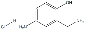 2-AMINOMETHYL-PARA-AMINOPHENOLHYDROCHLORIDE 结构式