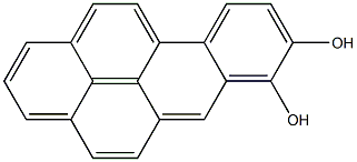 7,8-DIHYDROXYBENZO(A)PYRENE 结构式