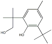 2-(1,1-DIMETHYL-2-HYDROXYETHYL)-4-METHYL-6-TERT-BUTYLPHENOL 结构式