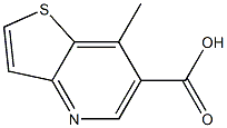 7-Methylthieno[3,2-b]pyridine-6-carboxylicacid 结构式