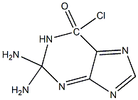 2-氨基-6-氯鸟嘌呤 结构式