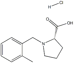 (S)-alpha-(2-methyl-benzyl)-proline hydrochloride 结构式