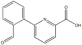 6-(2-Formylphenyl)-picolinic acid 结构式