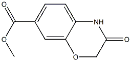 3-Oxo-3,4-dihydro-2H-benzo[1,4]oxazine-7-carboxylic acid methyl ester 结构式