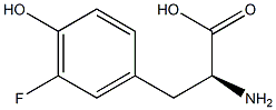 L-3-Fluorotyrosine 结构式