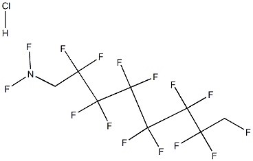 1H,1H-全氟辛基胺盐酸盐 结构式