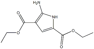 5-氨基-2,4-吡咯二甲酸乙酯 结构式