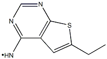 (6-Ethyl-thieno[2,3-d]pyrimidin-4-ylamino)- 结构式