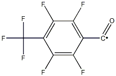 2,3,5,6-Tetrafluoro-4-trifluoromethyl-benzoyl 结构式