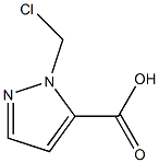 2-Chloromethyl-2H-pyrazole-3-carboxylic acid 结构式