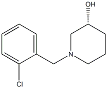 (3R)-1-(2-chlorobenzyl)piperidin-3-ol 结构式