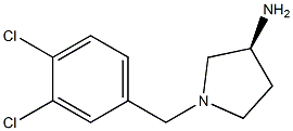 (3S)-1-(3,4-dichlorobenzyl)pyrrolidin-3-amine 结构式