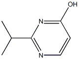 2-(1-methylethyl)pyrimidin-4-ol 结构式