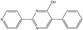 5-phenyl-2-pyridin-4-ylpyrimidin-4-ol 结构式