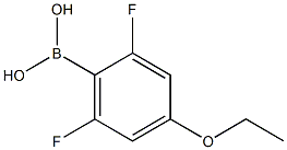 2.6-二氟-4-乙氧基苯硼酸 结构式