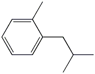 1-methyl-2-isobutylbenzene 结构式