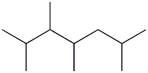 2,3,4,6-tetramethylheptane 结构式