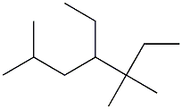 2,5,5-trimethyl-4-ethylheptane 结构式