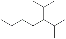 2-methyl-3-isopropylheptane 结构式