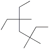 3,3,5-trimethyl-5-ethylheptane 结构式