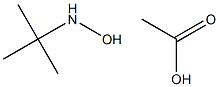 N-TERTBUTYLHYDROXYLAMINE ACETIC ACID 结构式