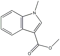 METHYL 1-METHYL-INDOLE -3-CARBOXYLATE 结构式