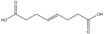 4-OCTENE-1,8DIOIC ACID 结构式