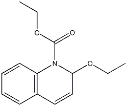 1,2-DIHYDRO-2-ETHOXY-QUINOLINECARBOXYLIC ACID ETHYL ESTER 结构式