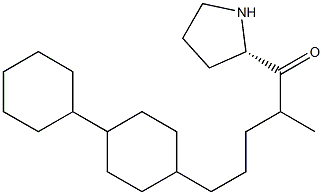 4-PENTYL-4''-PROPYL-1,1''-BI(CYCLOHEXYL) 结构式