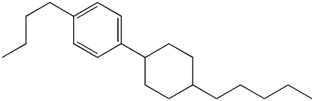 1-(4-PENTYLCYCLOHEXYL)-4-BUTYLBENZENE 结构式