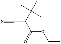 ETHYL-2-CYANO-3,3-DIMETHYL BUTYRATE 结构式