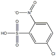 5-CHLORO-2-NITROBENZENE SULPHONIC ACID 结构式