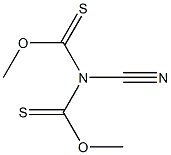 DIMETHYLCYANODITHIOIMINODICARBONATE 结构式
