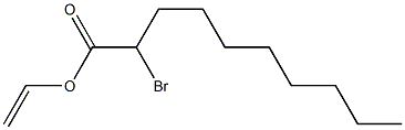 2-溴癸酸乙烯酯 结构式
