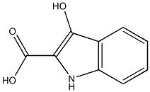 3-羥-2-吲哚甲酸 结构式