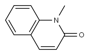N-甲-2-喹啉酮 结构式