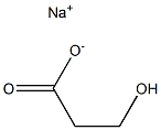 Β-羥丙酸鈉 结构式