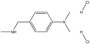 N-methyl-4-(dimethylamino)benzylmine Dihydrochloride 结构式