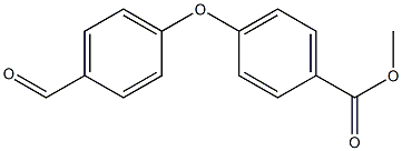 methyl 4-(4-formylphenoxy)
benzoate 结构式