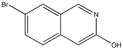 3-Hydroxy-7-bromoisoquinoline 结构式