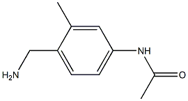 4-ACETAMIDO-2-METHYLBENZYLAMINE 结构式