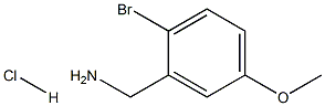 2-BROMO-5-METHOXYBENZYLAMINE Hydrochloride 结构式