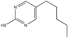 2-Mercapto-5-pentylpyrimidine 结构式