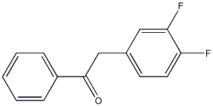 2-(3,4-DIFLUOROPHENYL)ACETOPHENONE 97% 结构式