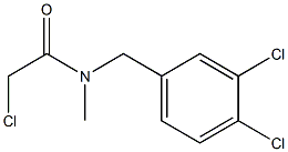 2-CHLORO-N-(3,4-DICHLOROBENZYL)-N-METHYLACETAMIDE 结构式