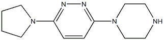 3-(1-PIPERAZINO)-6-(1-PYRROLIDINO)PYRIDAZINE 结构式
