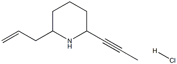 2-ALLYL-6-PROP-1-YNYL-PIPERIDINE HYDROCHLORIDE 结构式